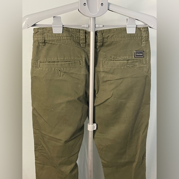 Volcom Olive‎ Green straight leg Pants size 29 - Picture 8 of 8